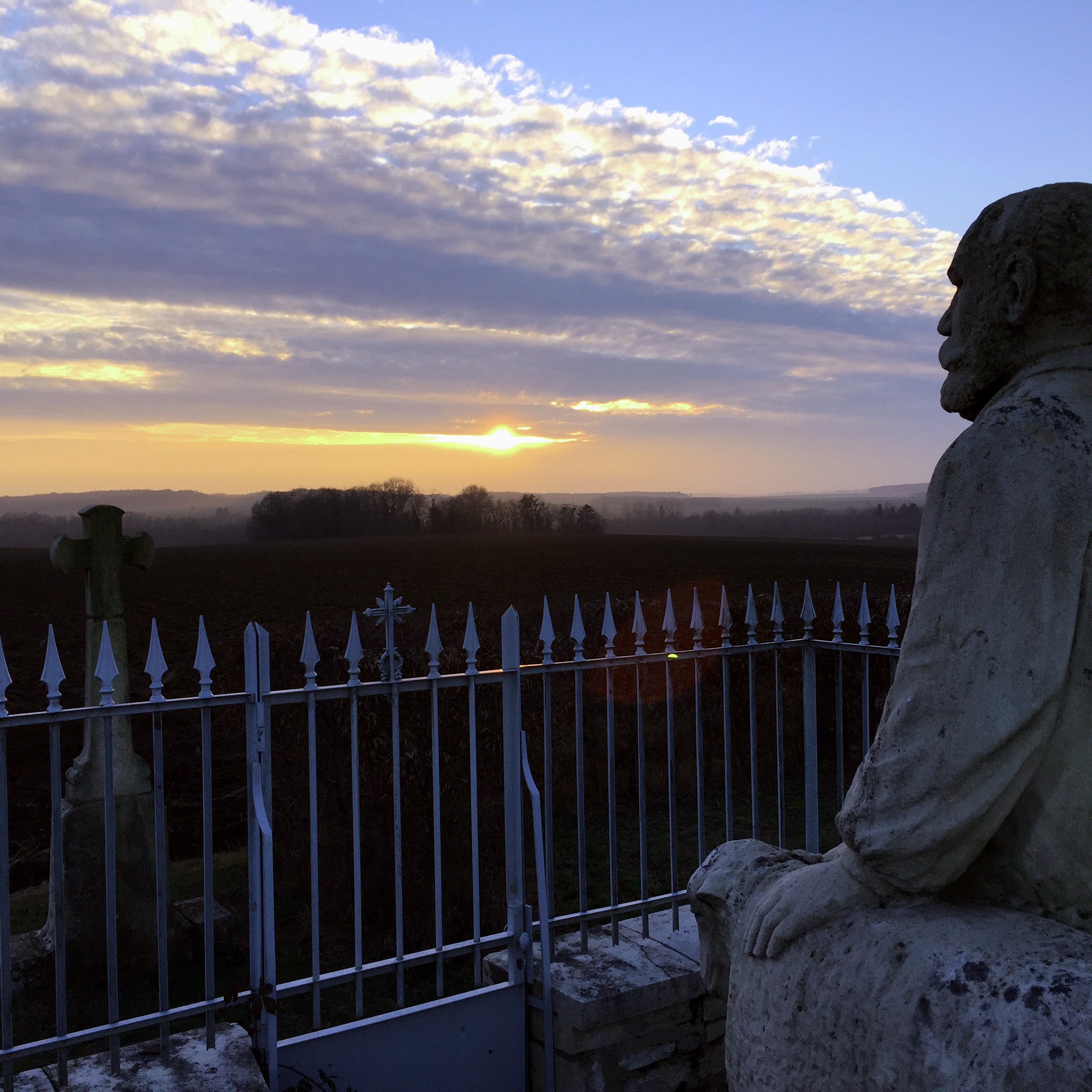 La tombe du Père Lerat à Fontenelle ©M. Trésillard