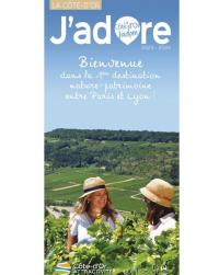 Carte touristique Côte d'Or J'adore 2023-2024